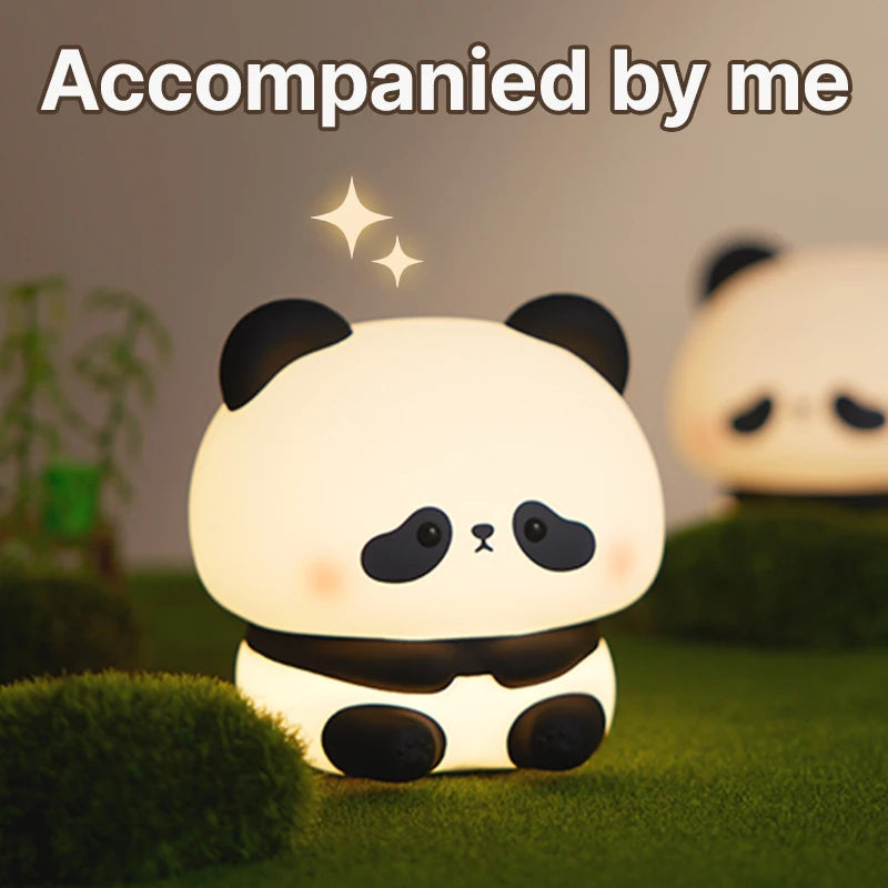 Lampka nocka Lessdot panda LED